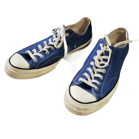 CONVERSE Shoes Chuck Taylor All Star Blue Low Top Men's 10 Woman's 12